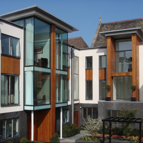 contemporary private housing